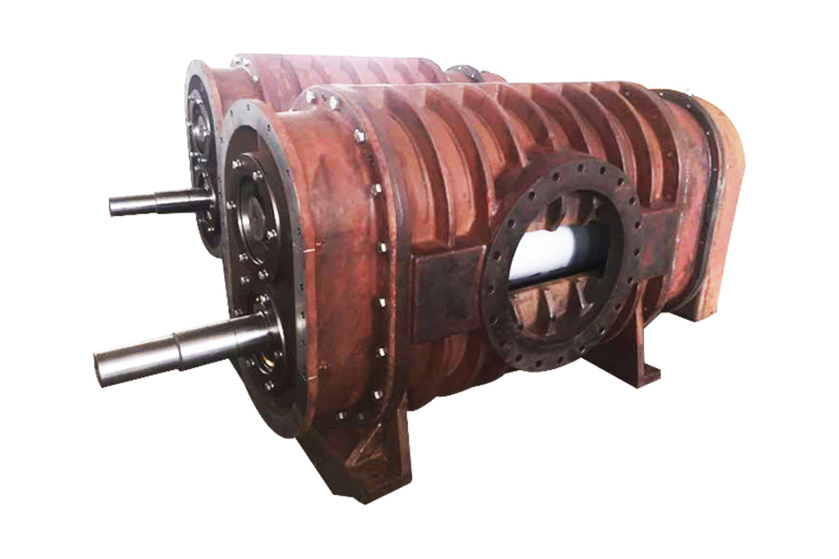 12寸罗茨风机组装中